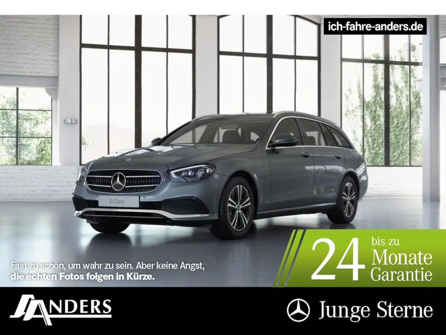 Mercedes-Benz E 220 d T Avantgarde+MBUX+LED+Kam+AHK+HUD+Memory Grau - 1