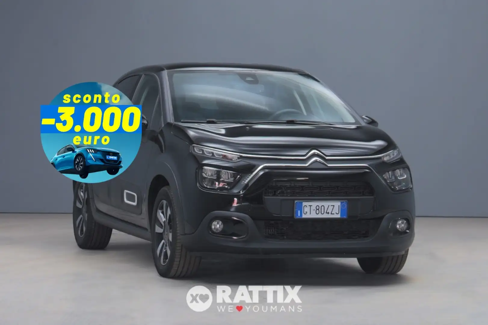 Citroen C3 1.2 Puretech 110CV Max EAT6 Noir - 1