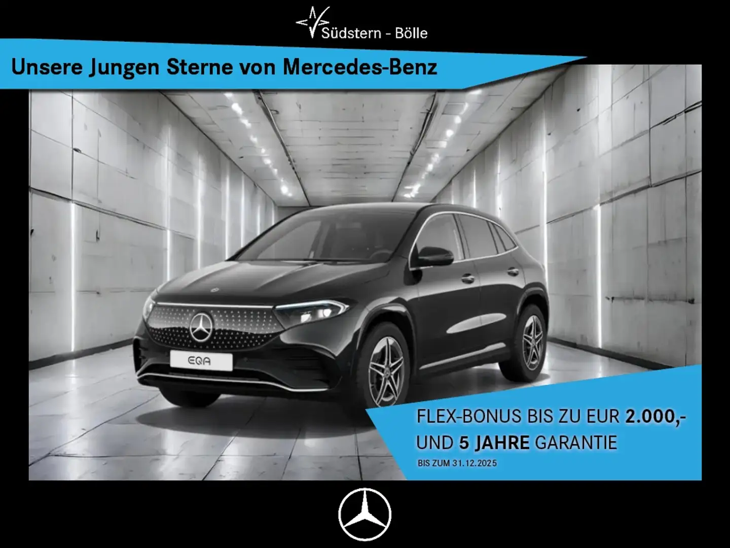 Mercedes-Benz EQA 350 4M +AMG+SHZ+AMBIENTE+MEMORY+AHK+KAMERA Noir - 1