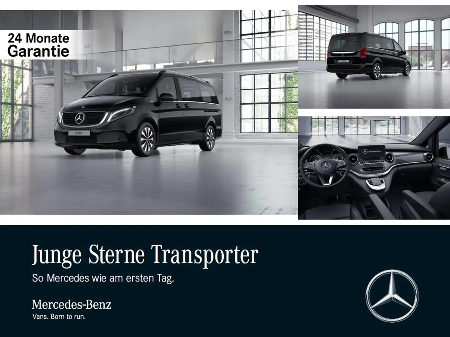 Mercedes-Benz EQV 300 AVANTGARDE L 7-Sitz. Leder Distronic Noir - 1