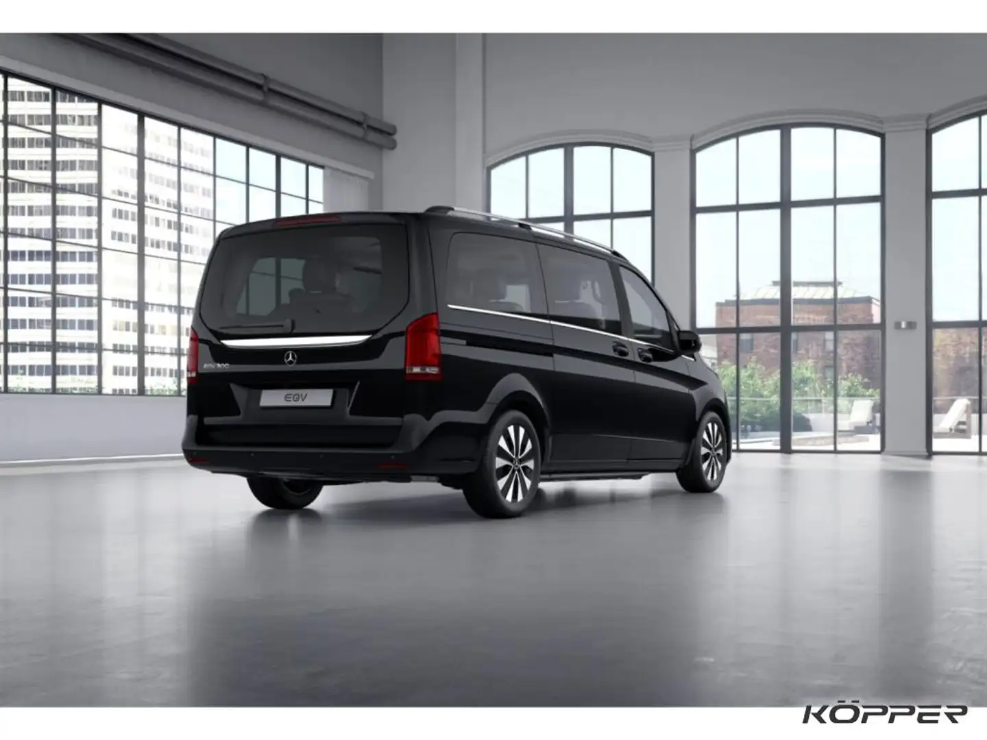 Mercedes-Benz EQV 300 AVANTGARDE L 7-Sitz. Leder Distronic Noir - 2