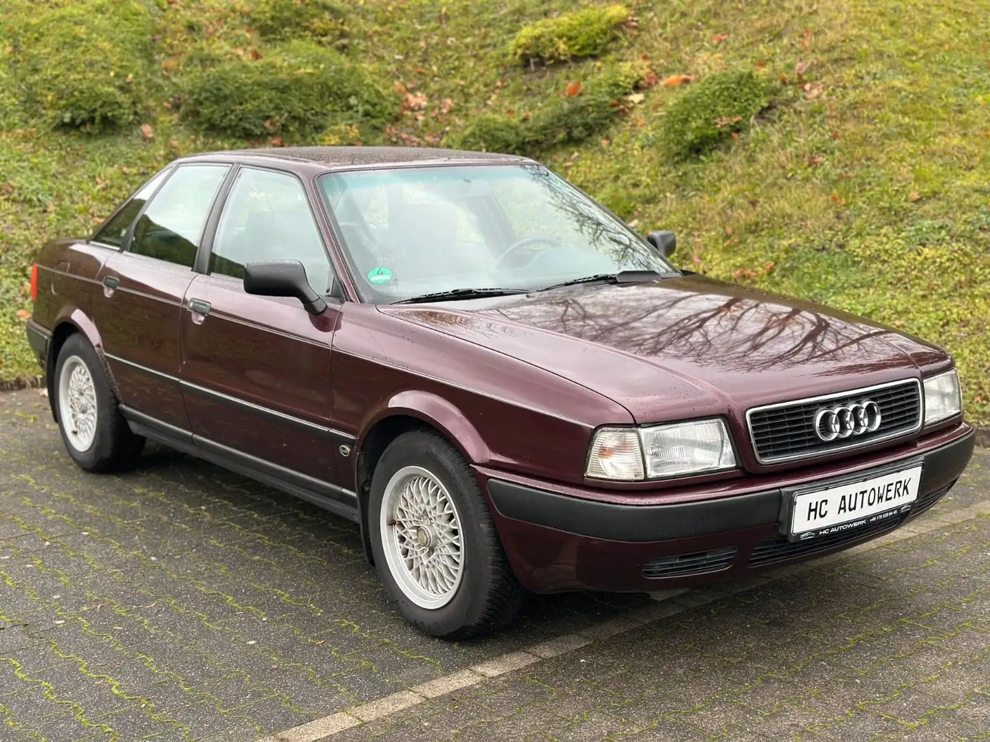 Audi 80 B4 *OLDTIMER*94 TKM*TÜV/HU Roşu - 1