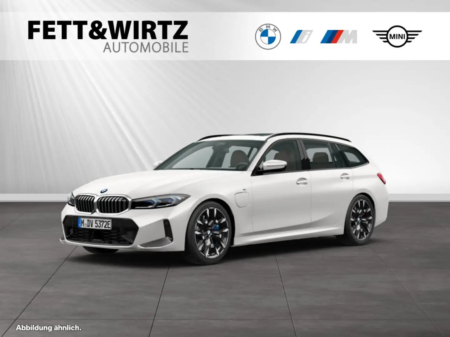 BMW 330 e xDrive Touring M Sport|AHk|Panorama|Head-Up|H/K Blanc - 1
