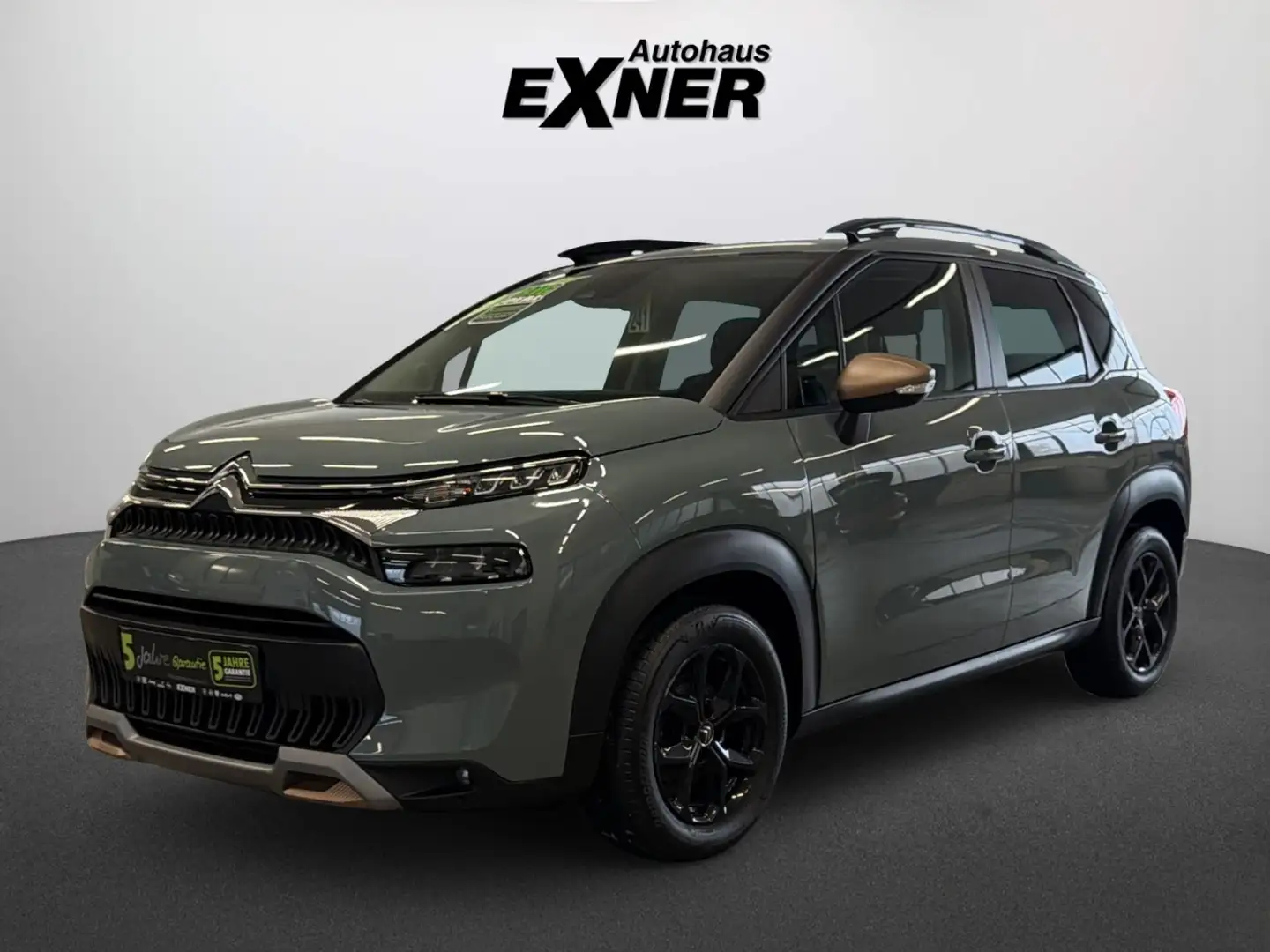 Citroen C3 Aircross 1.2 PureTech 110 C-SERIES LED+Navi Grün - 2