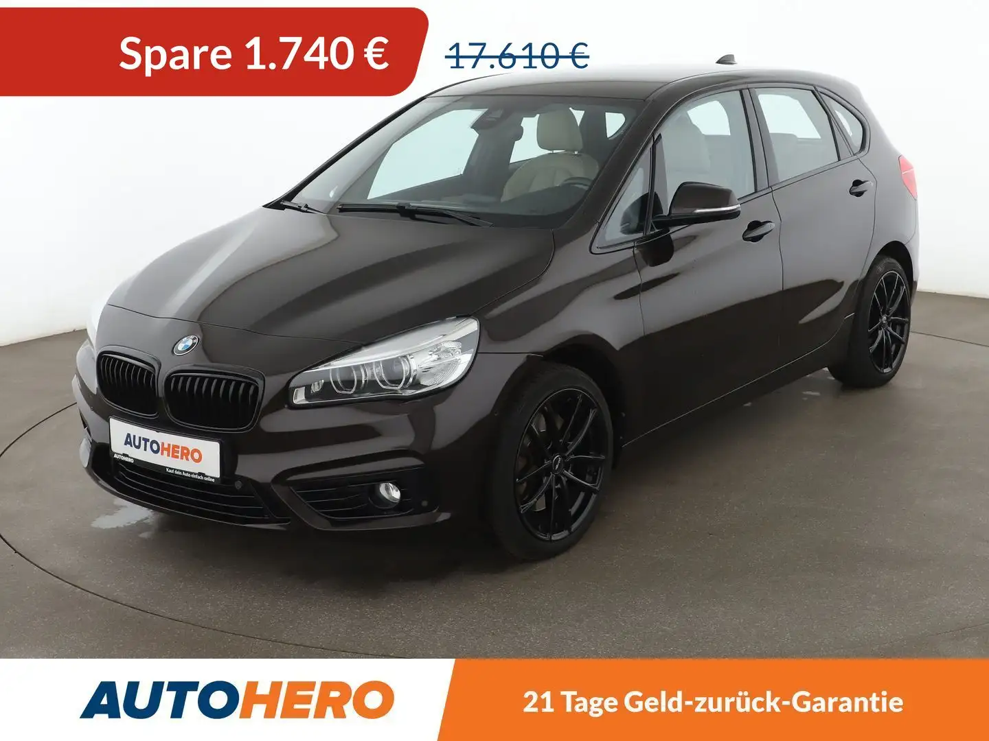 BMW 225 i Active Tourer xDrive Sport Line Aut.*NAVI* Brown - 1
