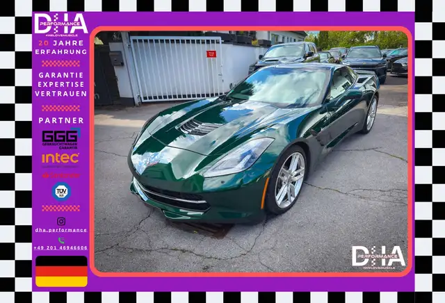 Corvette C7 6.2 V8 MT7 Stingray 2LT Z51 XENON*TÜV*HUD
