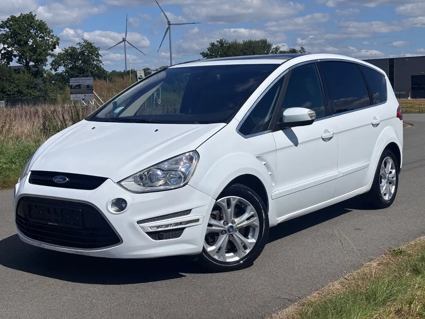 Ford S-Max 2,0i aut.203ps-Titanium-Xenon-Leder-Kamera Weiß - 1