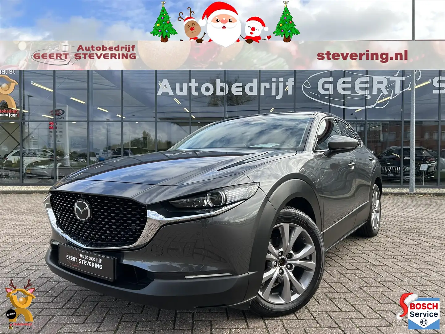 Mazda CX-30 2.0 e-SkyActiv-G M Hybrid Luxury / Bose / Leder / Grau - 1
