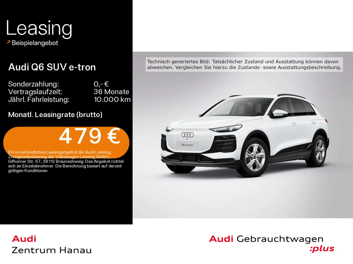 Audi Q6 e-tron*NAVI*LED*19ZOLL*PDC*SHZ Weiß - 1