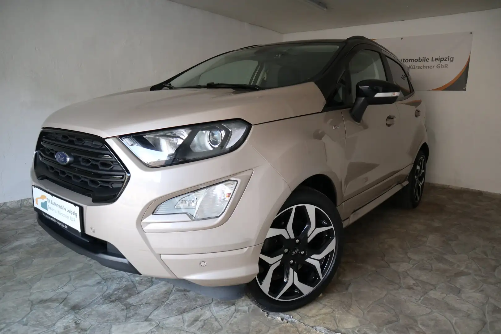 Ford EcoSport 1.0 EcoBoost ST-Line + Klima/Alu/Navi/Winterpaket Beige - 1