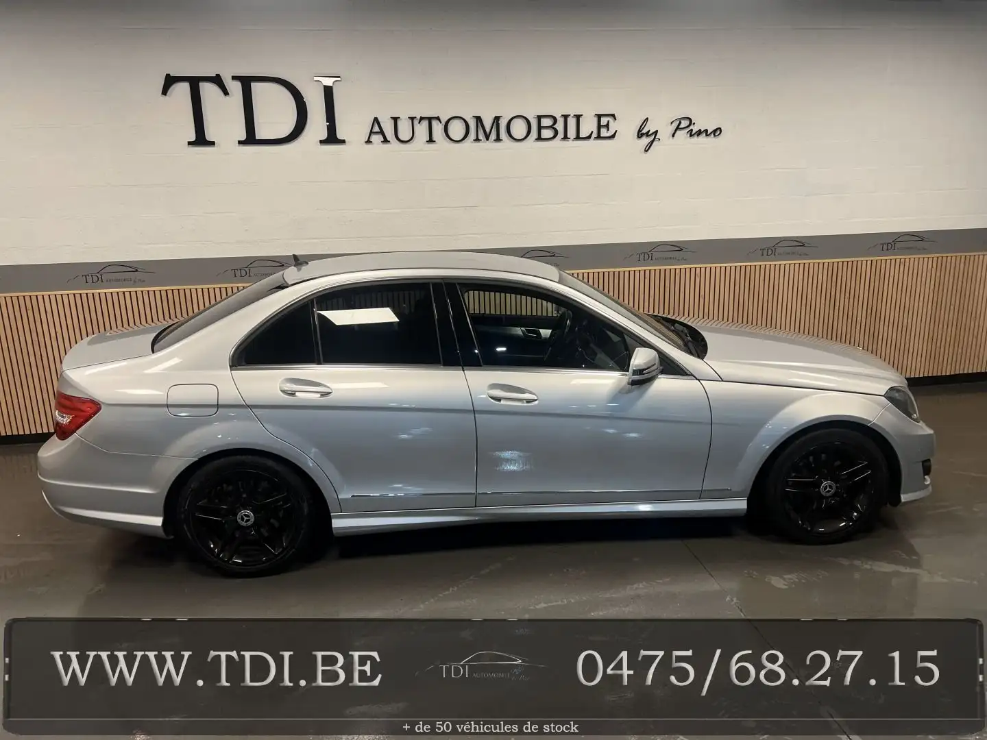 Mercedes-Benz C 200 CDI BE Elegance*Boite Auto*Euro 5*CT+Carpass* Gris - 2