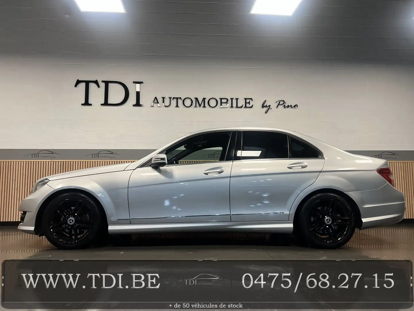 Mercedes-Benz C 200 CDI BE Elegance*Boite Auto*Euro 5*CT+Carpass* Gris - 1