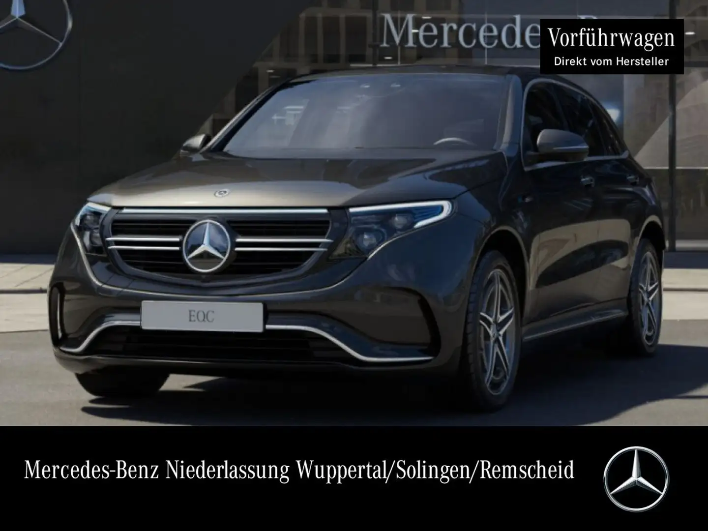 Mercedes-Benz EQC 400 4M AMG+360+AHK+MULTIBEAM+FAHRASS+HUD Grijs - 1