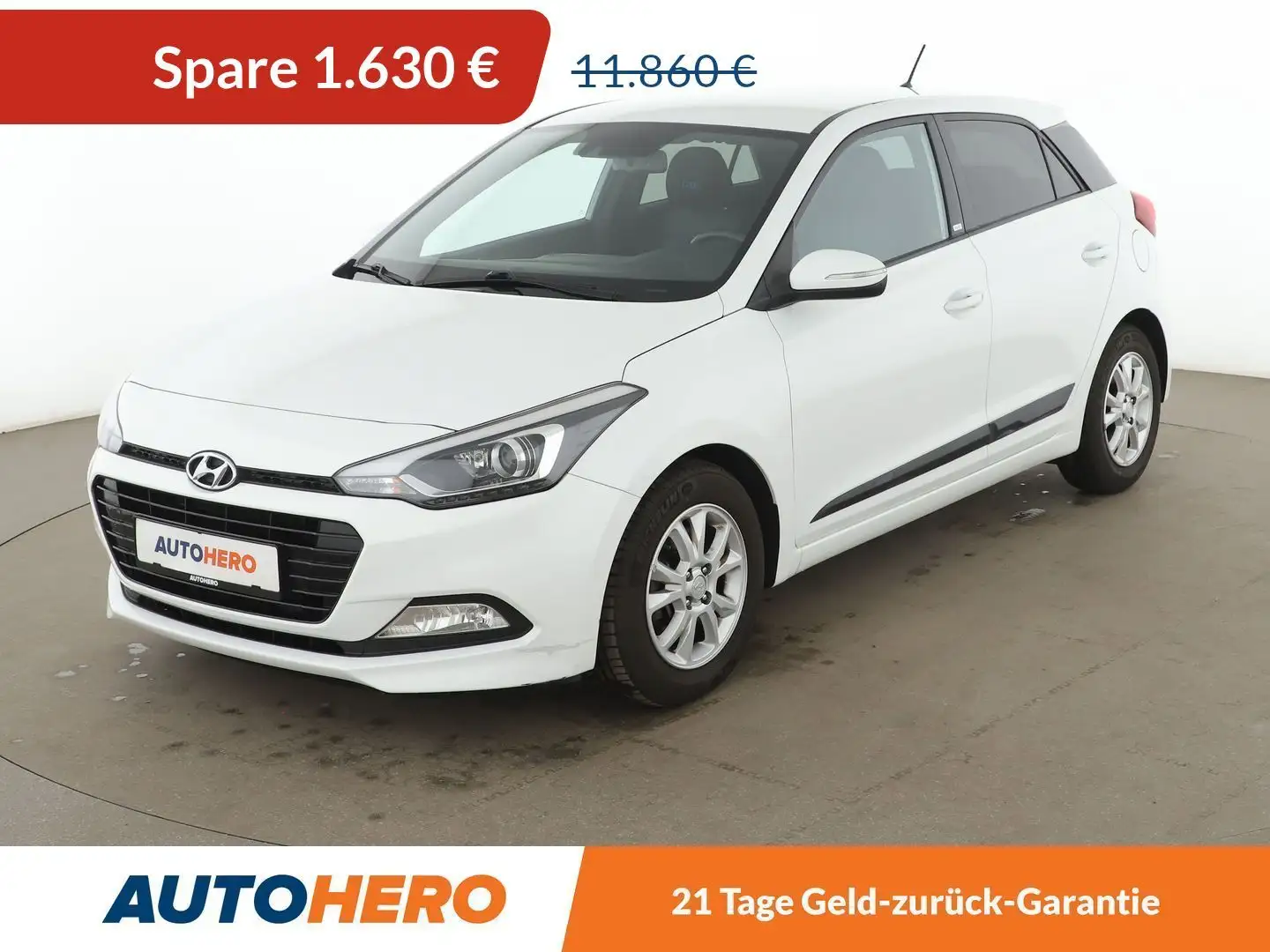 Hyundai i20 1.0 TGDI Passion blue*TEMPO*PDC*SHZ*LHZ*ALU*KLIMA* Weiß - 1