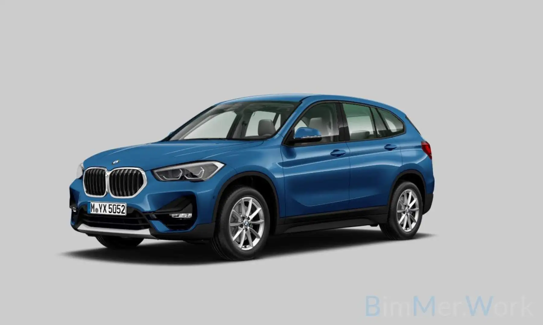 BMW X1 Geschwindig LED DAB Kamera Navi ParkAss Blau - 1