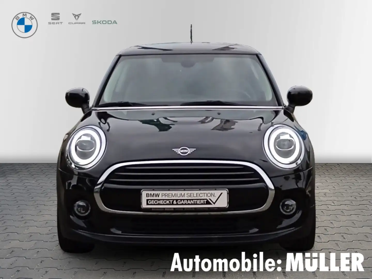 MINI Cooper 1.5 LED+NAVI+LEDER+ALARMANLAGE+PDC Zwart - 2