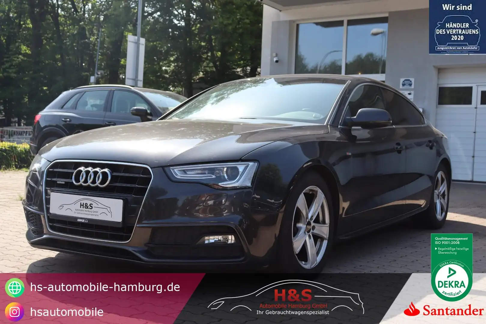 Audi A5 Sportback 2.0 TFSI quattro S-line Navi 19"Alu A5 Grau - 1