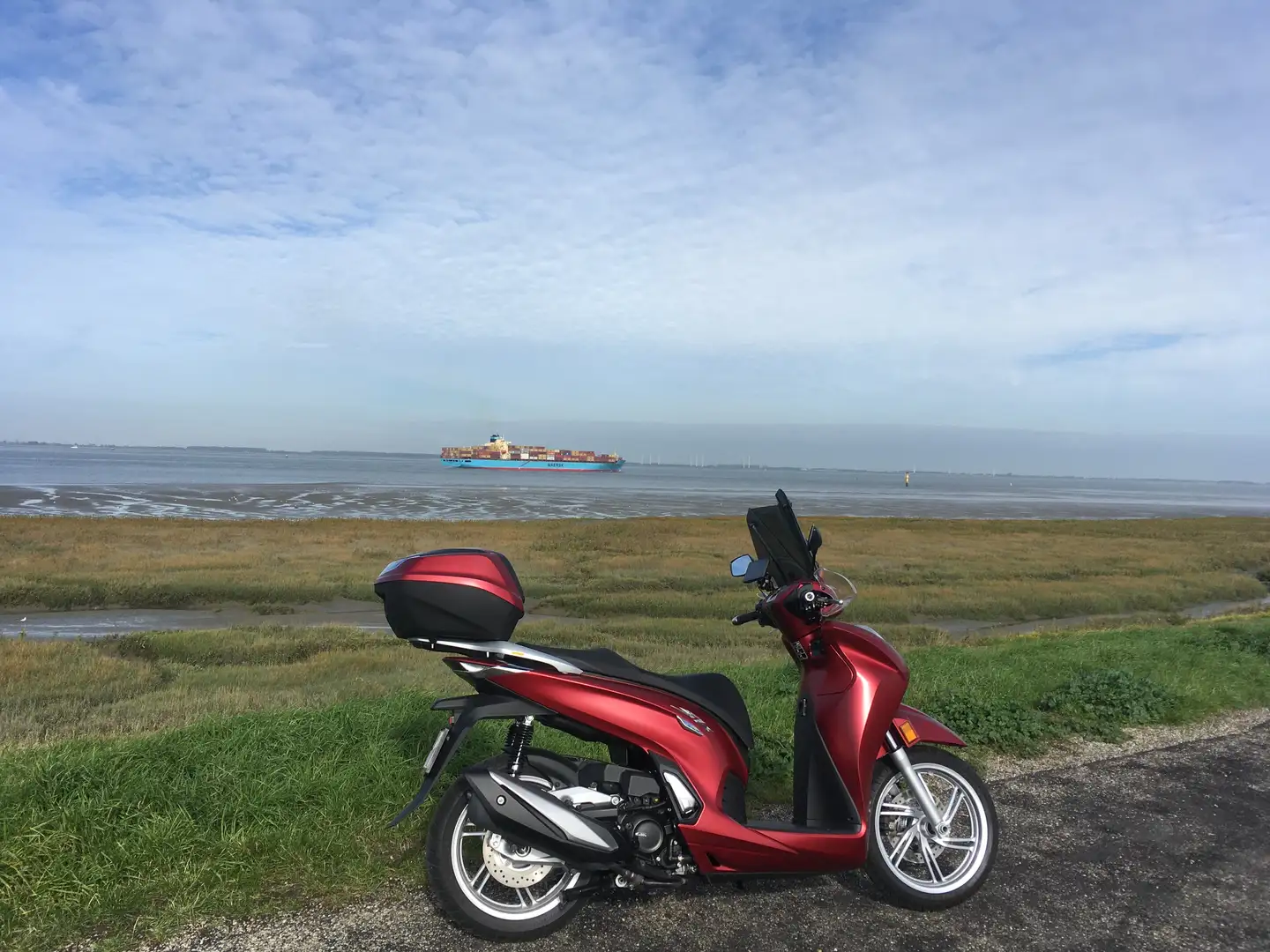 Honda SH 350i Automaat Rood - 2