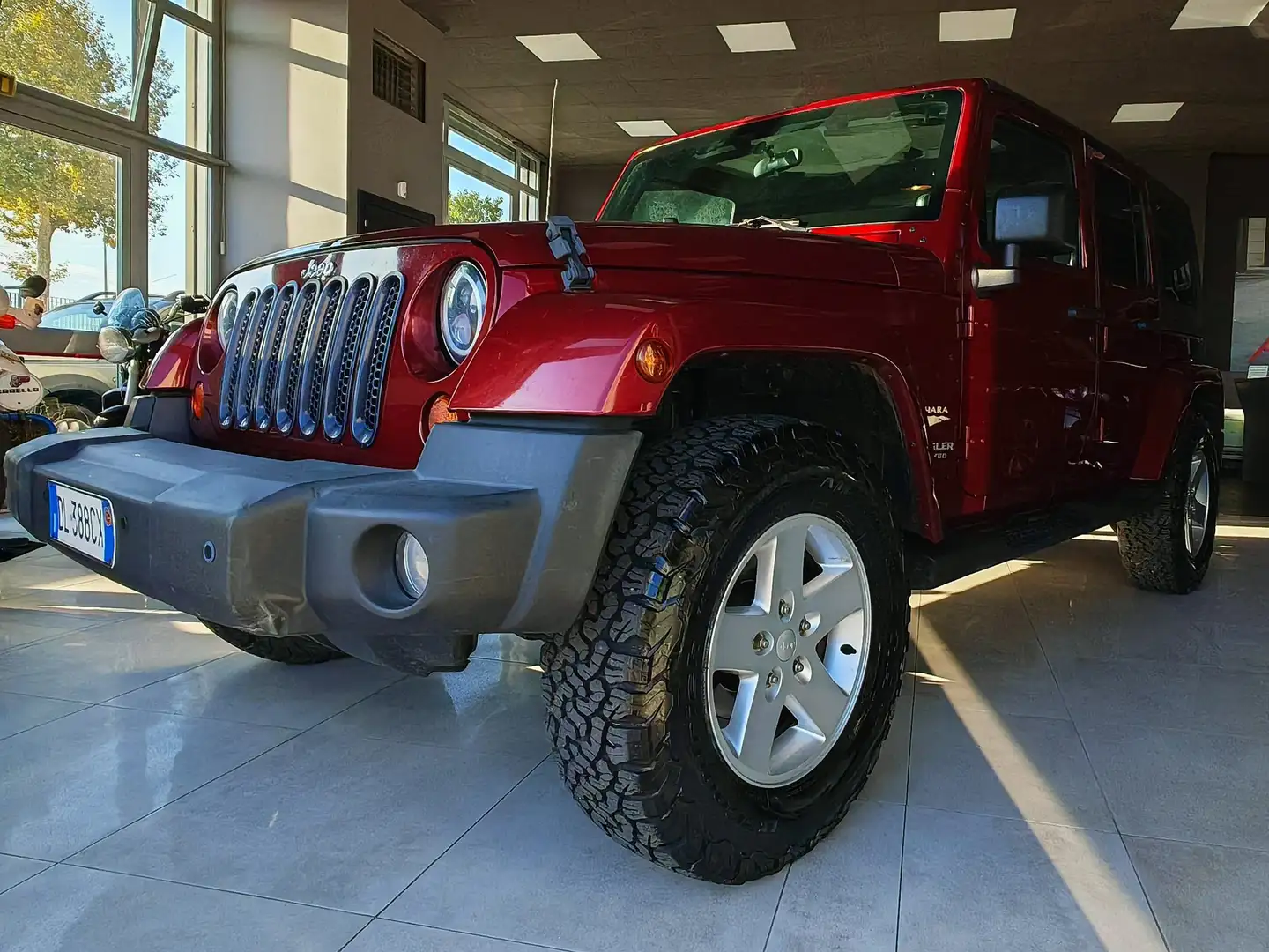 Jeep Wrangler Wrangler III 2007  2.8 crd Sahara auto Rosso - 2