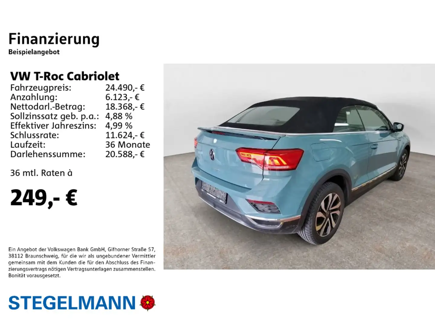 Volkswagen T-Roc 1.5 TSI Active *LED*Navi*AHK* Grün - 2