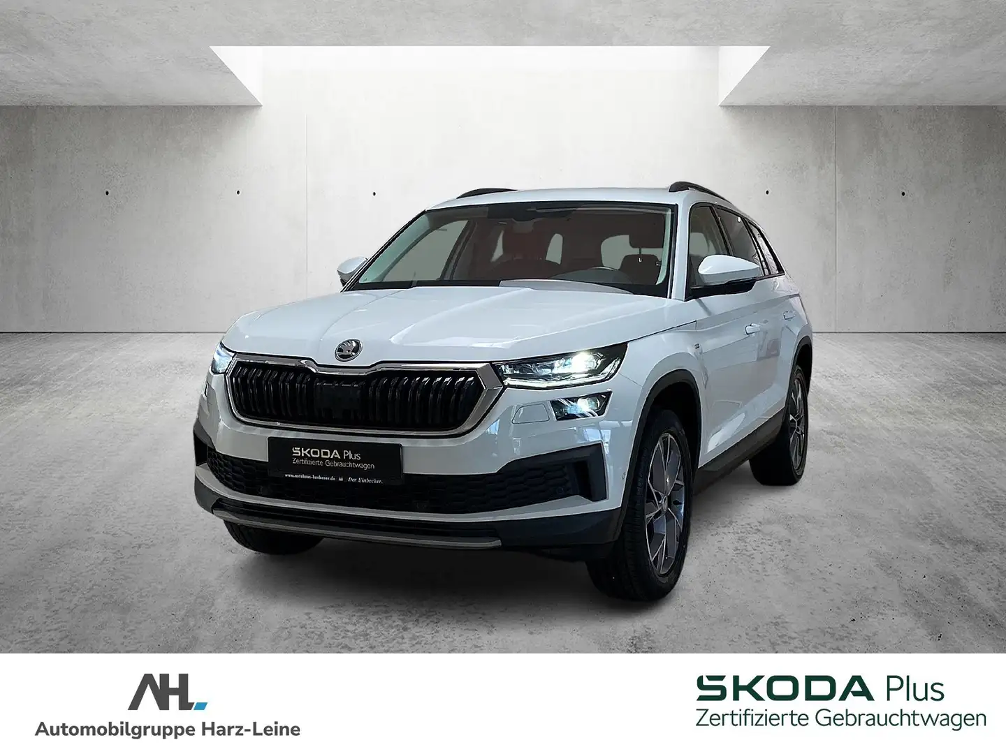 Skoda Kodiaq 1.5 TSI Clever SmartLink LED RFK Navi Weiß - 1
