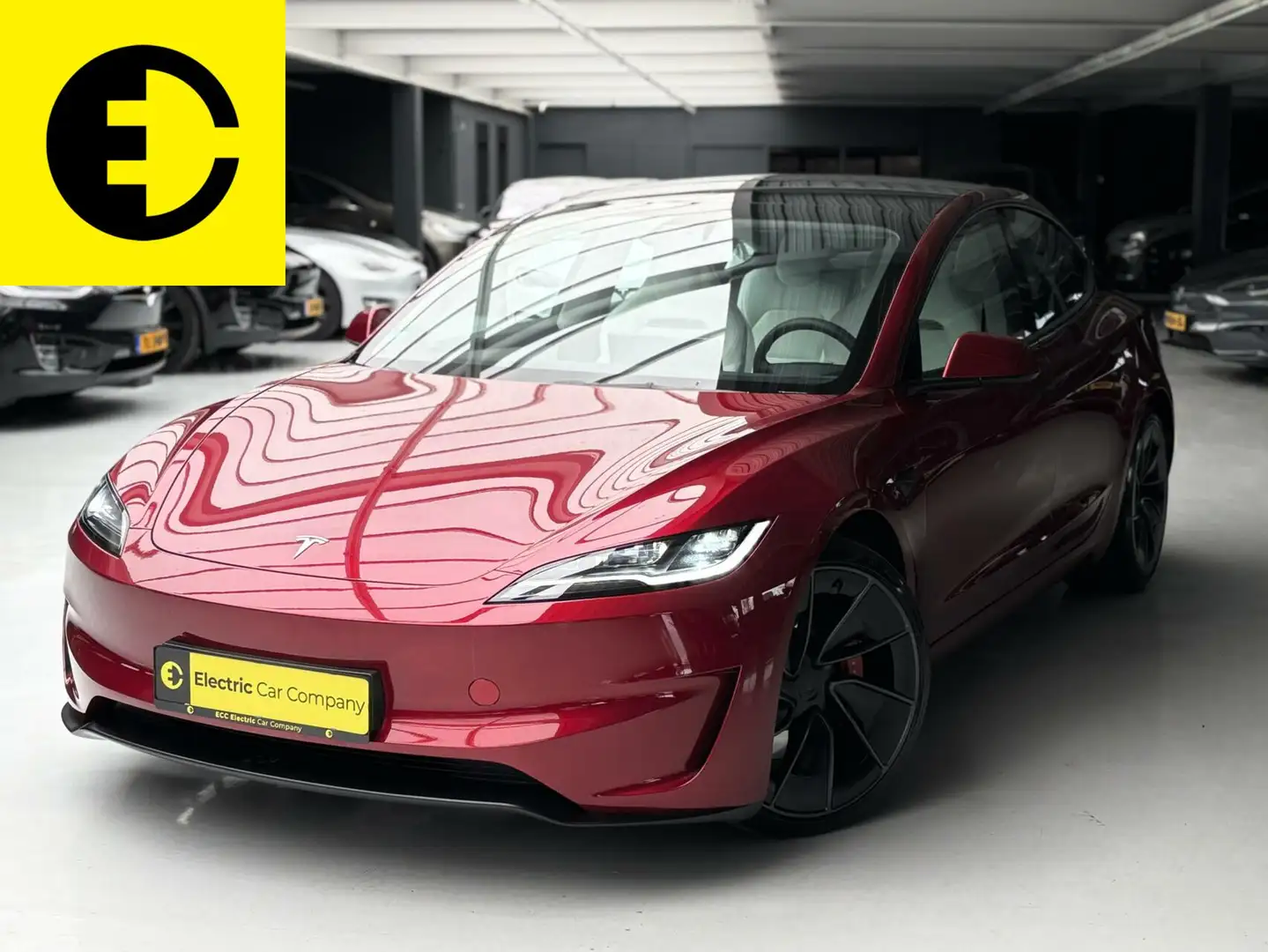 Tesla Model 3 performance | Stoelkoeling | AutoPilot | 250kw sne Czerwony - 1