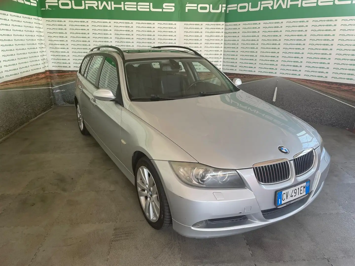 BMW 320 Serie 3 E91 Touring 320d Touring Futura Argento - 1