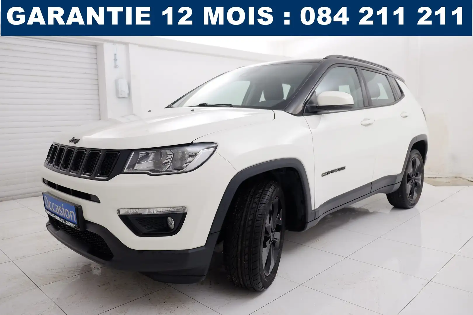 Jeep Compass 1.6 MJD # AIRCO, GPS, CRUISE, CAMERA 1ER PROPR. Weiß - 2