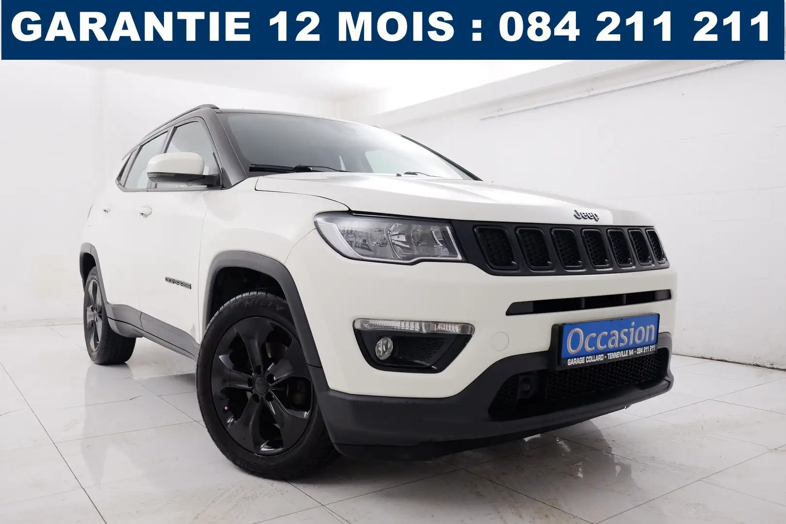 Jeep Compass 1.6 MJD # AIRCO, GPS, CRUISE, CAMERA 1ER PROPR. Weiß - 1