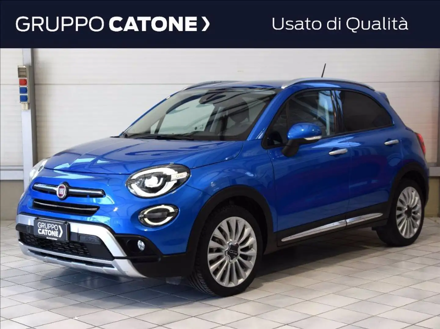 Fiat 500X 1.3 mjt Cross 95cv Bleu - 1