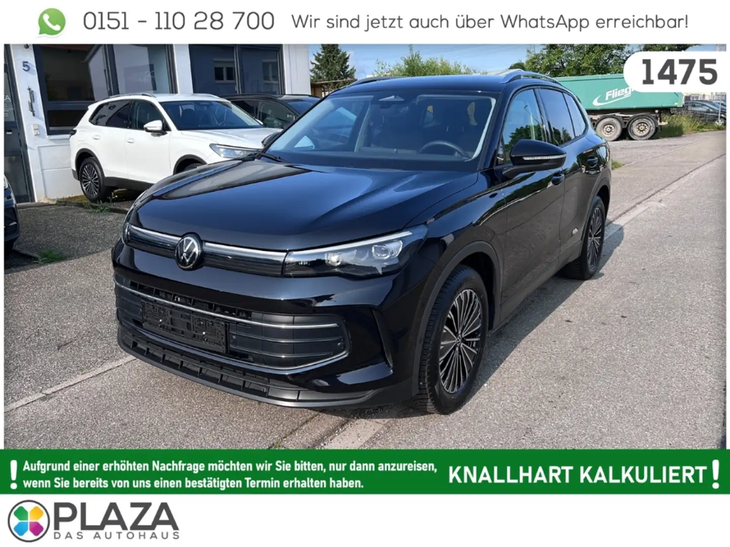 Volkswagen Tiguan 1.5eTSI DSG Life ACC AHK LED NAVI RFK Schwarz - 1