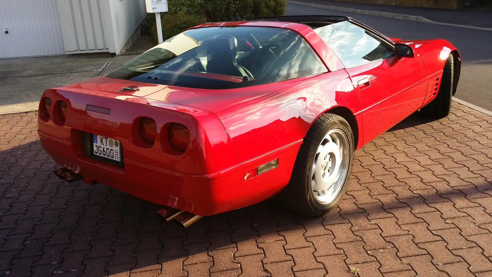 Chevrolet Corvette Corvette C4 mit Targa- Dach Červená - 2