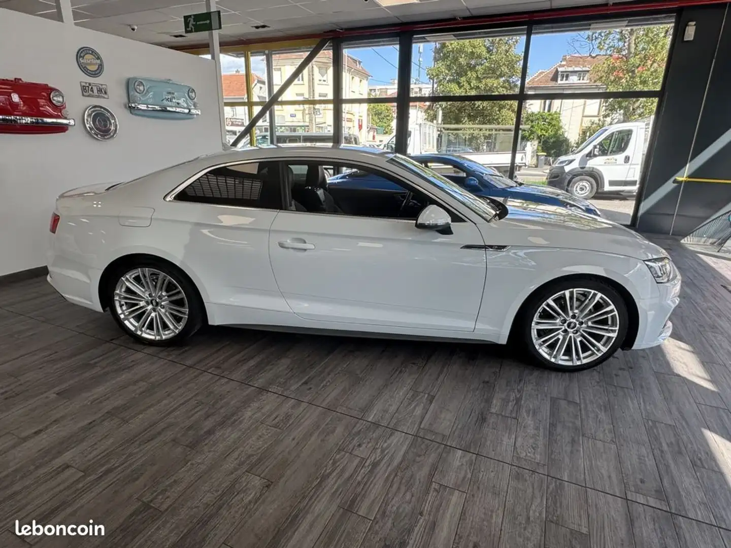 Audi A5 Coupé S-Line 2l TFSI 190Ch 434,49E-Mois Weiß - 2