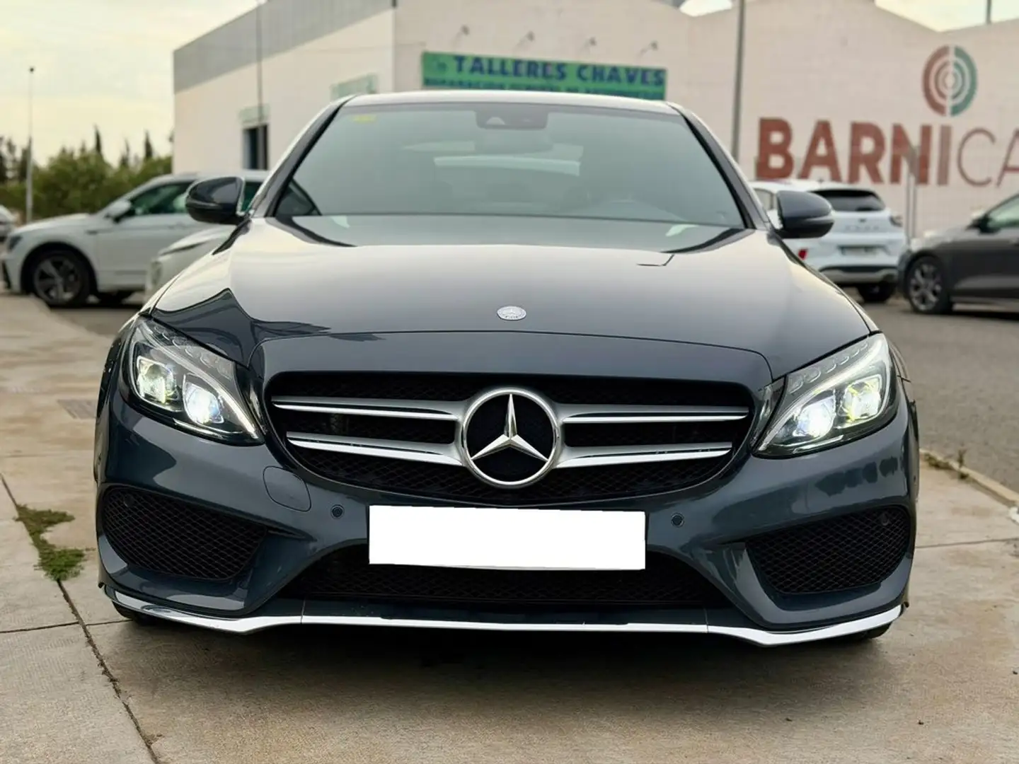Mercedes-Benz C 220 d AMG Line Gris - 2