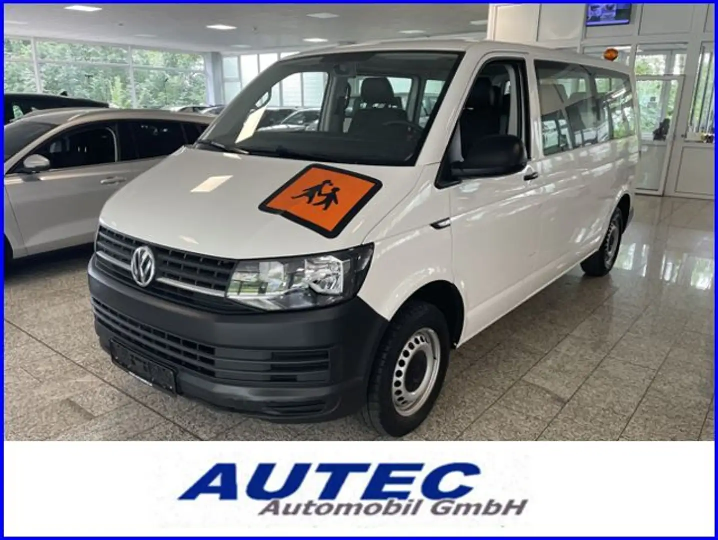 Volkswagen T6 Kombi lang 2.0 TDI KLIMA+LEDER+PDC+9-SITZER Weiß - 1