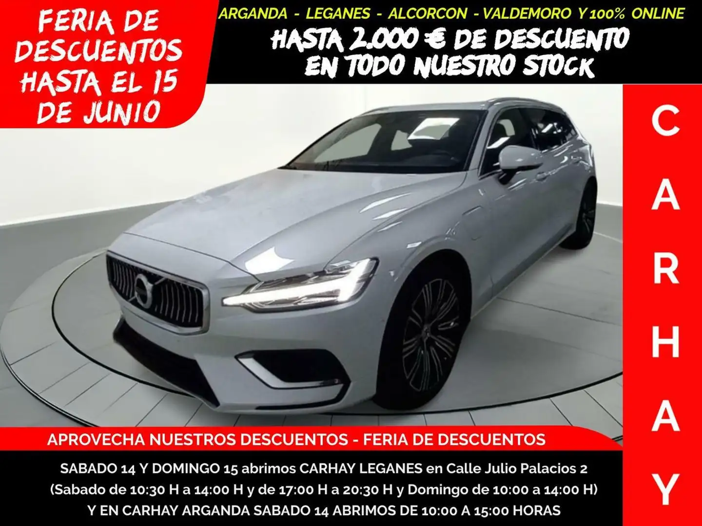 Volvo V60 2.0 T8 AWD PHEV INSCRIPTION GE Blanco - 1