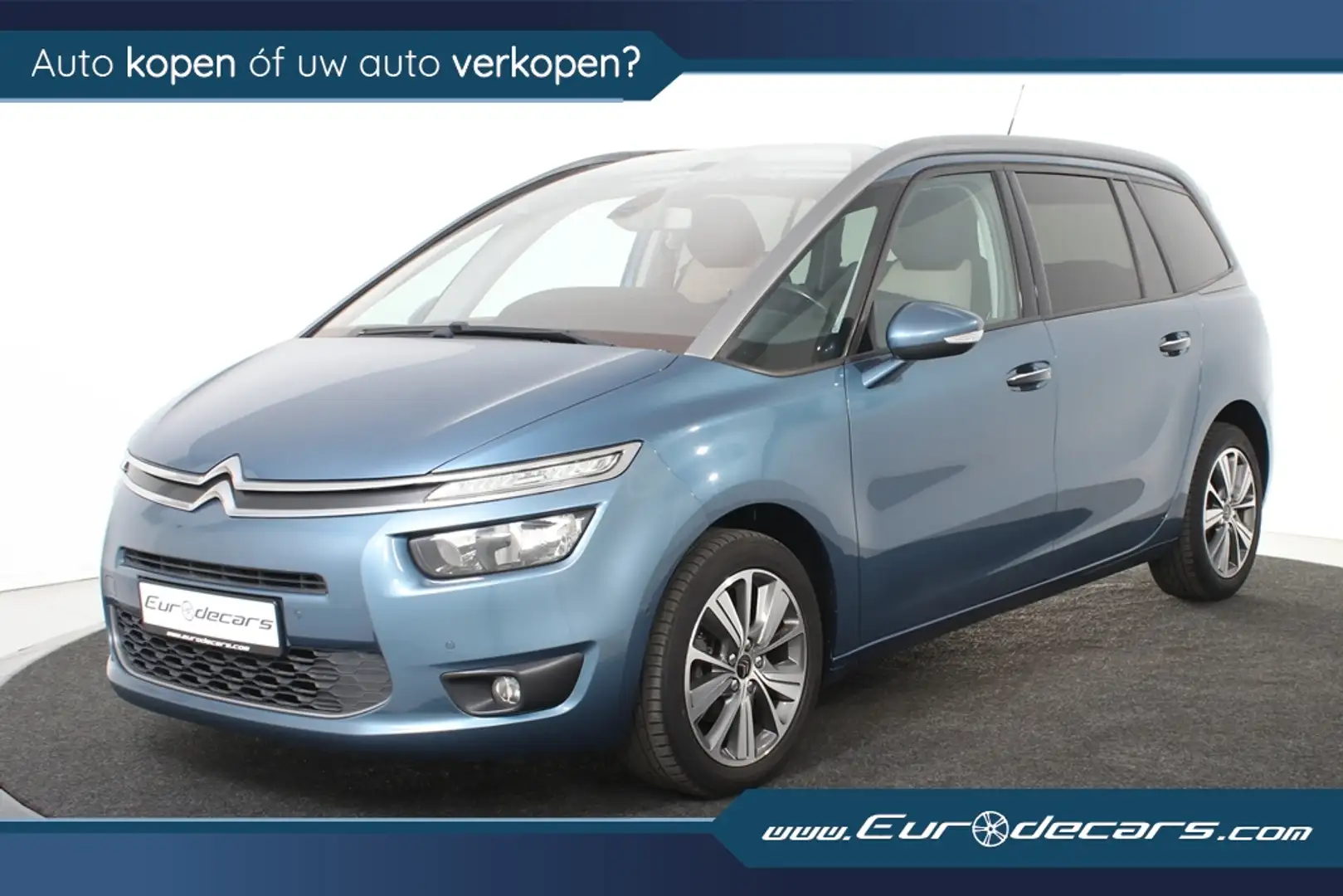 Citroen Grand C4 Picasso 1.6 BlueHDi Business *Navigatie*Parkassist*Keyless Blauw - 1