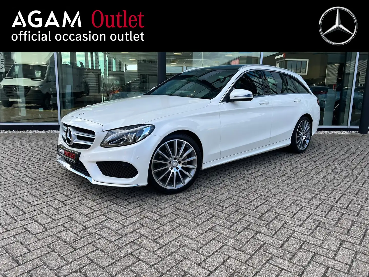 Mercedes-Benz C 180 Estate AMG Sport Edition Panorama dak | Dealer ond Wit - 1