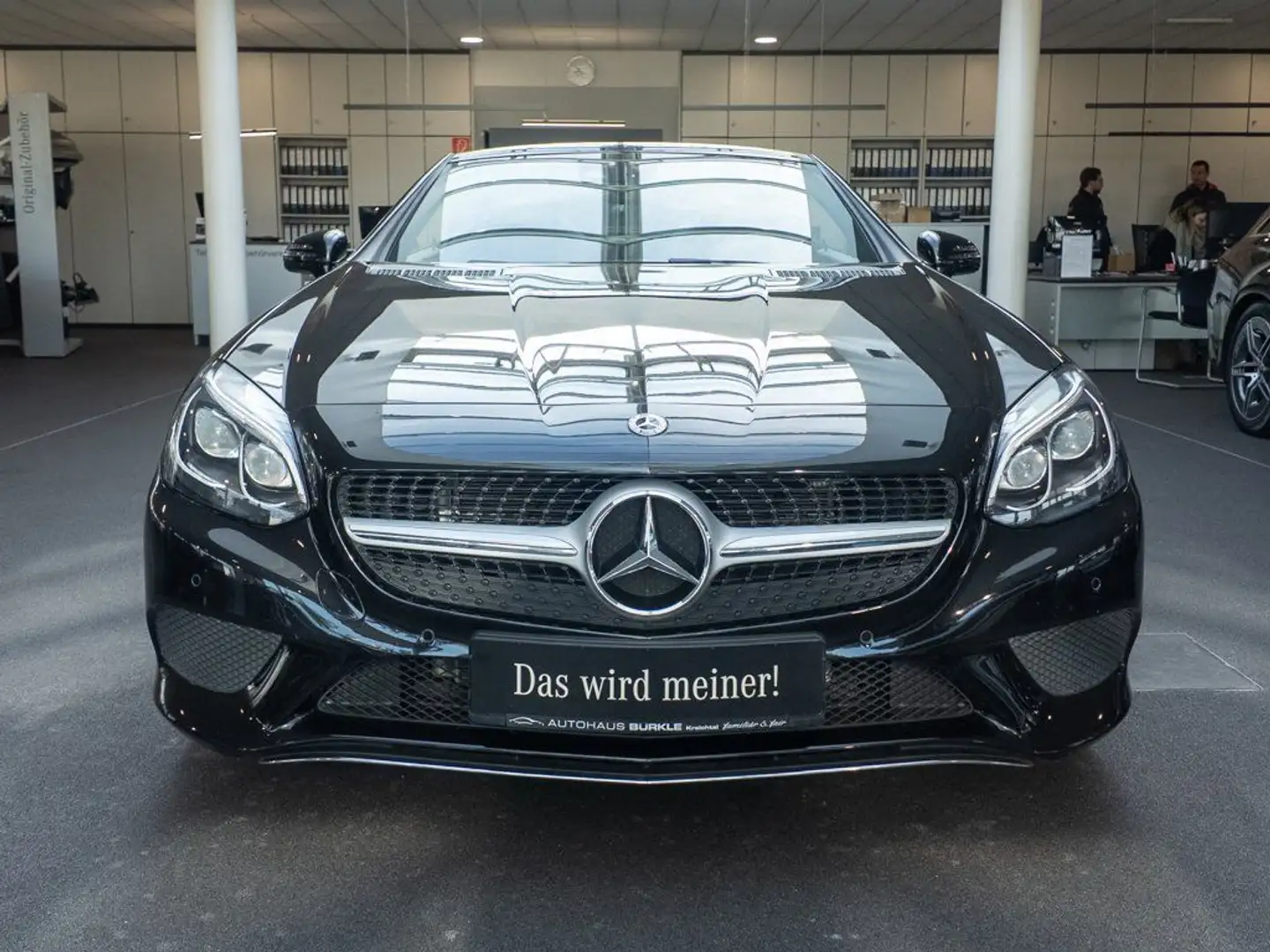 Mercedes-Benz SLC 200 Schalter,Panodach,LED,Totw,Navi,Airscarf Negru - 2