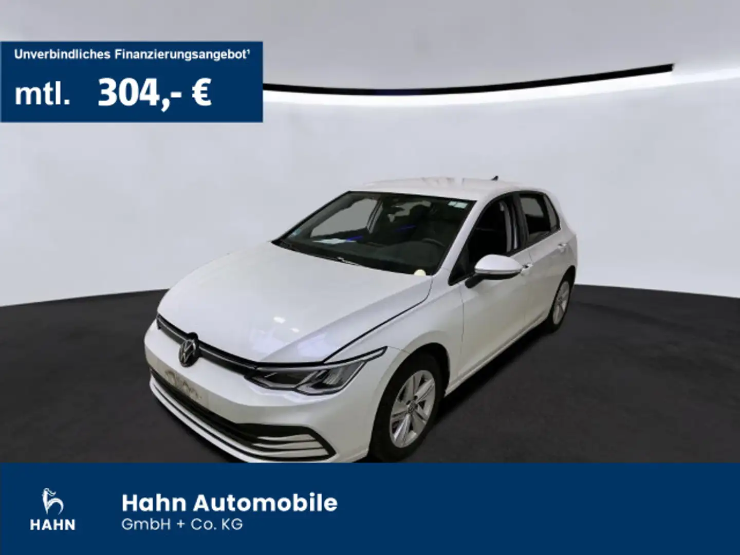 Volkswagen Golf VIII Life 1.5eTSI DSG CAM Spurh LED Navi AC Weiß - 1
