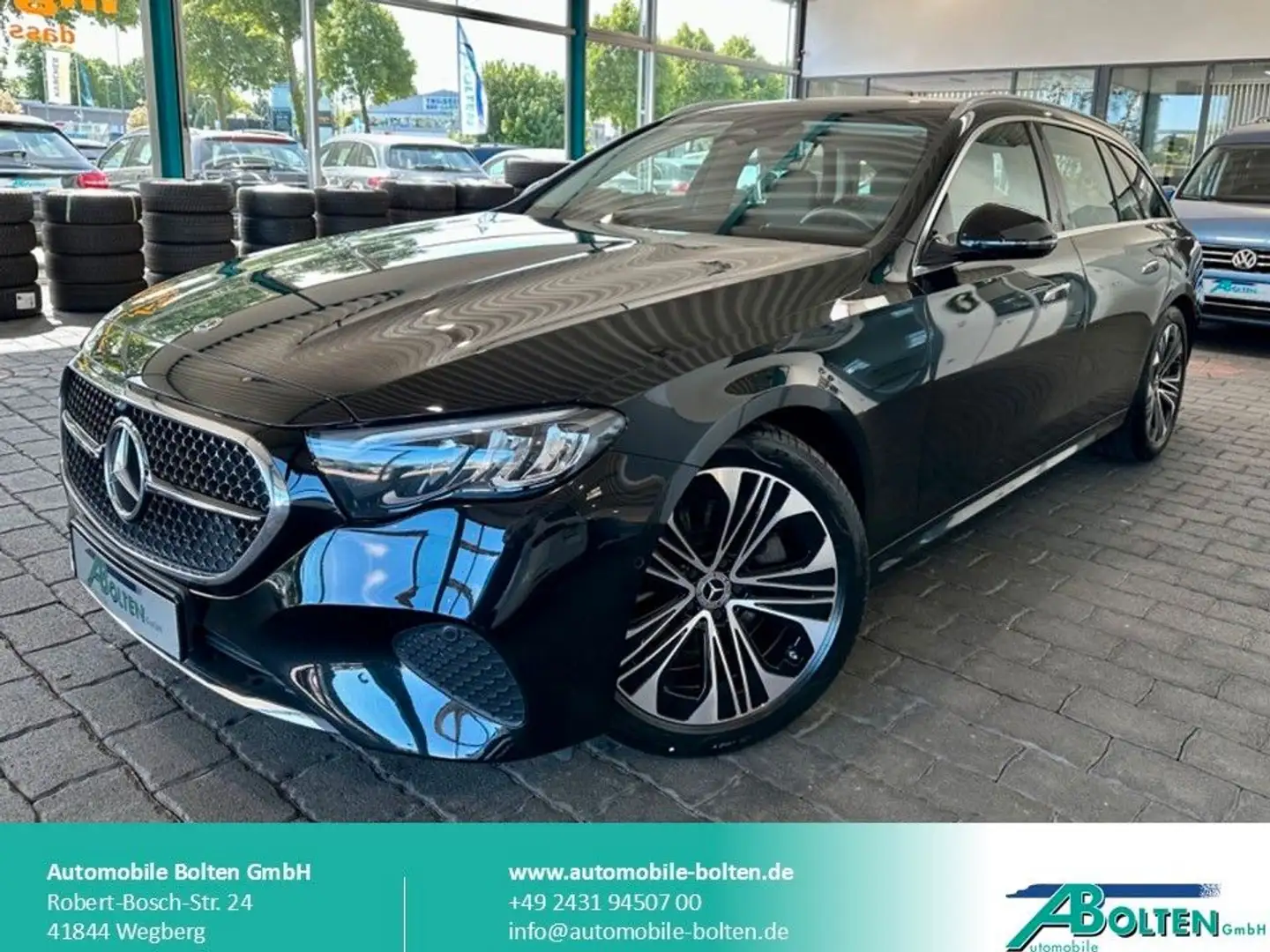 Mercedes-Benz E 200 T Autom.Avant.Adv.-Pano.-19"-Mbux-LED-Cam Schwarz - 1
