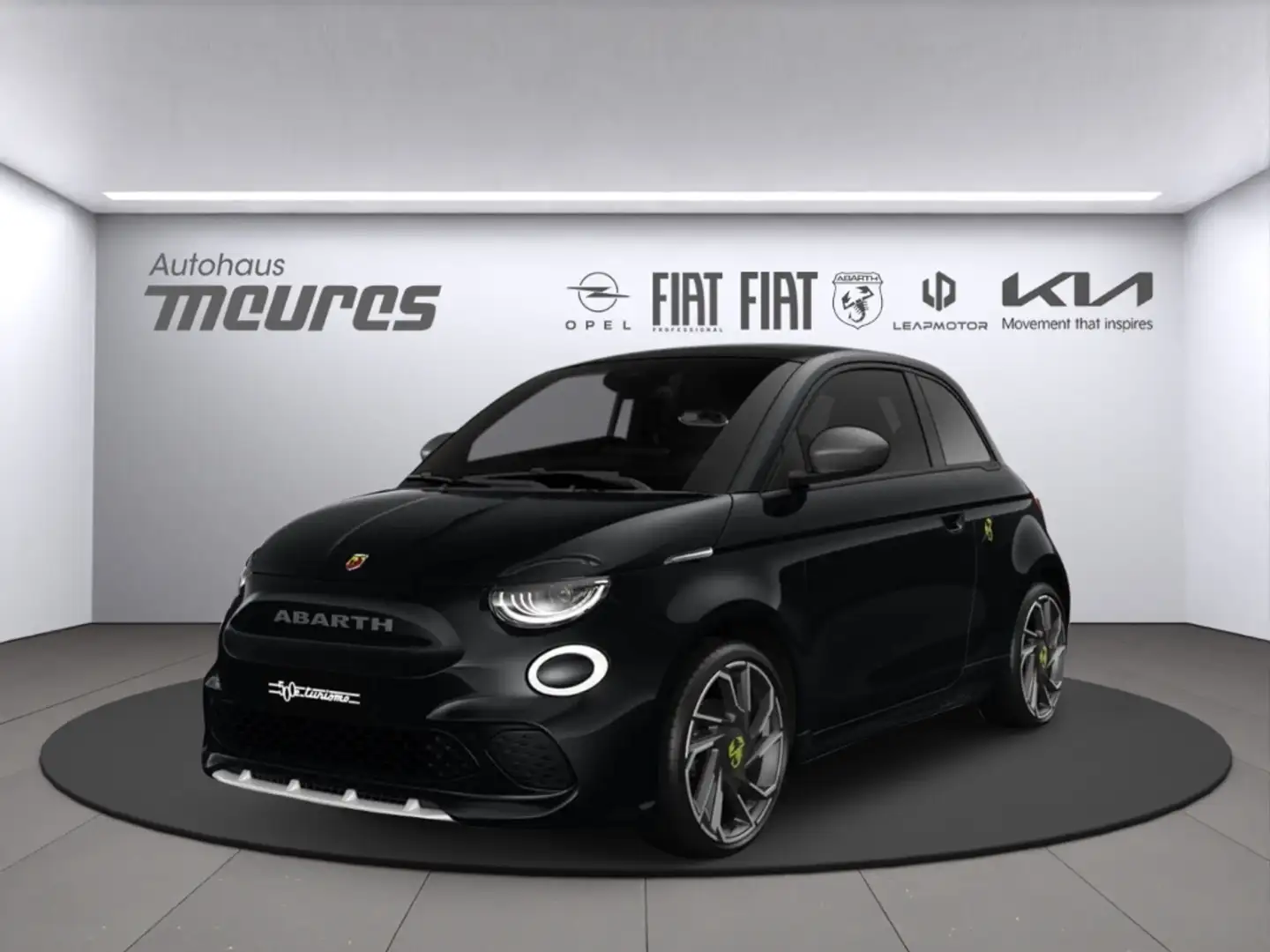 Abarth 500 Turismo, Cabrio, 155 PS Elektro, Notbremsassistent Noir - 1
