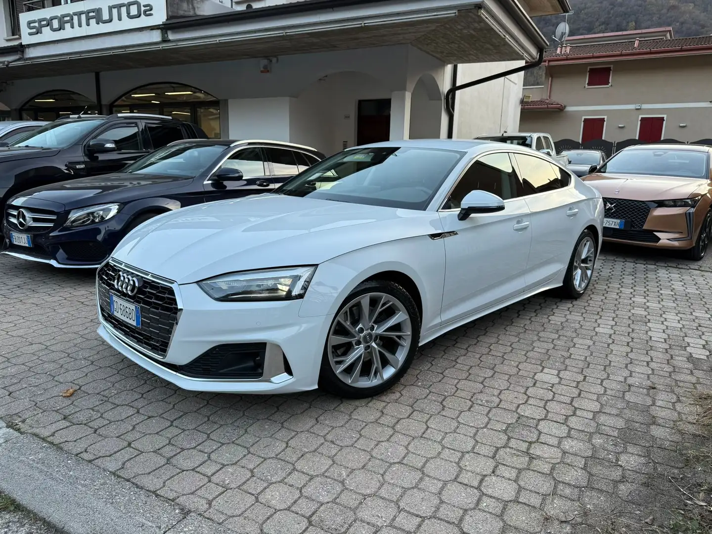 Audi A5 A5 SPB 40 2.0 g-tron S line edition 170cv s-tronic Bianco - 1