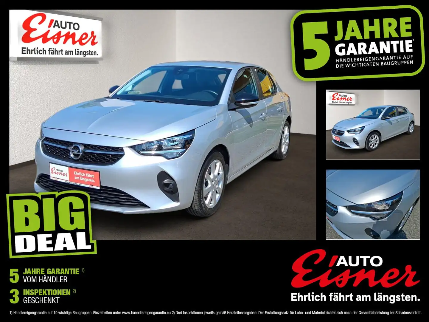 Opel Corsa F 1.2 Edition Silber - 1
