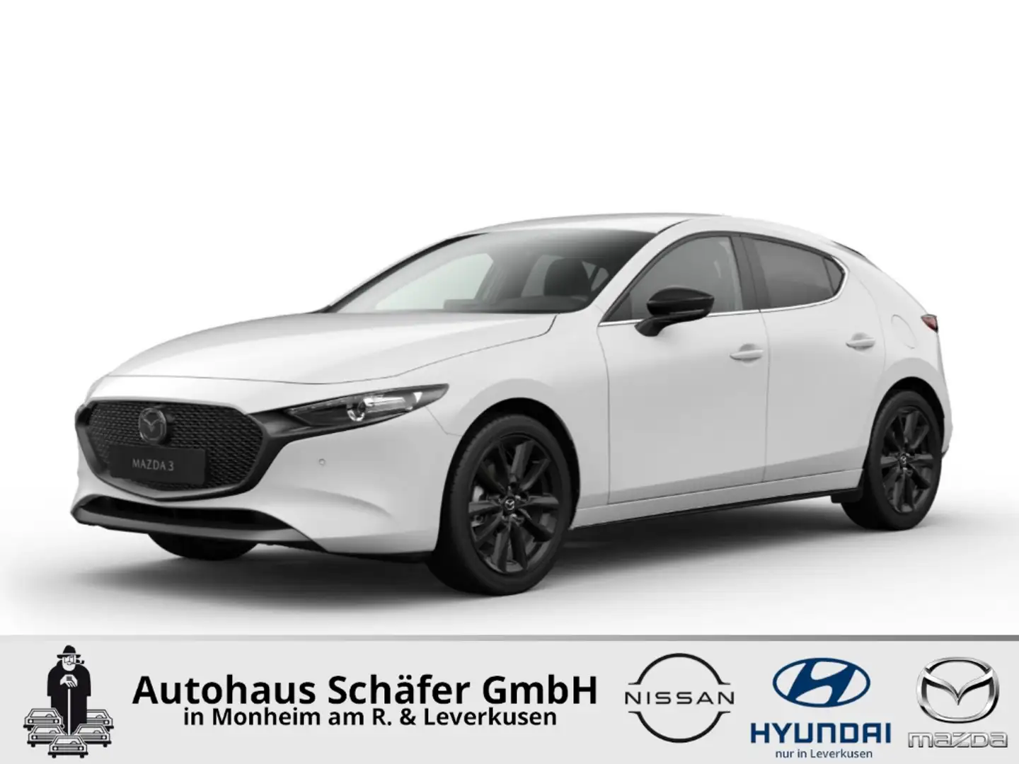 Mazda 3 (2025) HOMURA e-Skyactiv-G 140PS 6MT HUD Navi LED Blanco - 1
