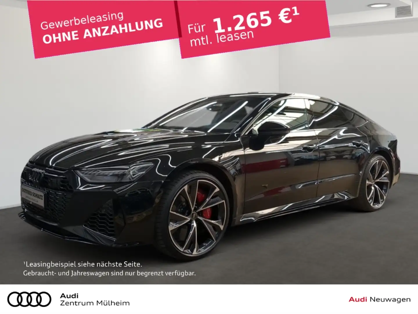 Audi RS7 Sportback TFSI quattroRS-Dynamikpaket plus 305 km/ Schwarz - 1