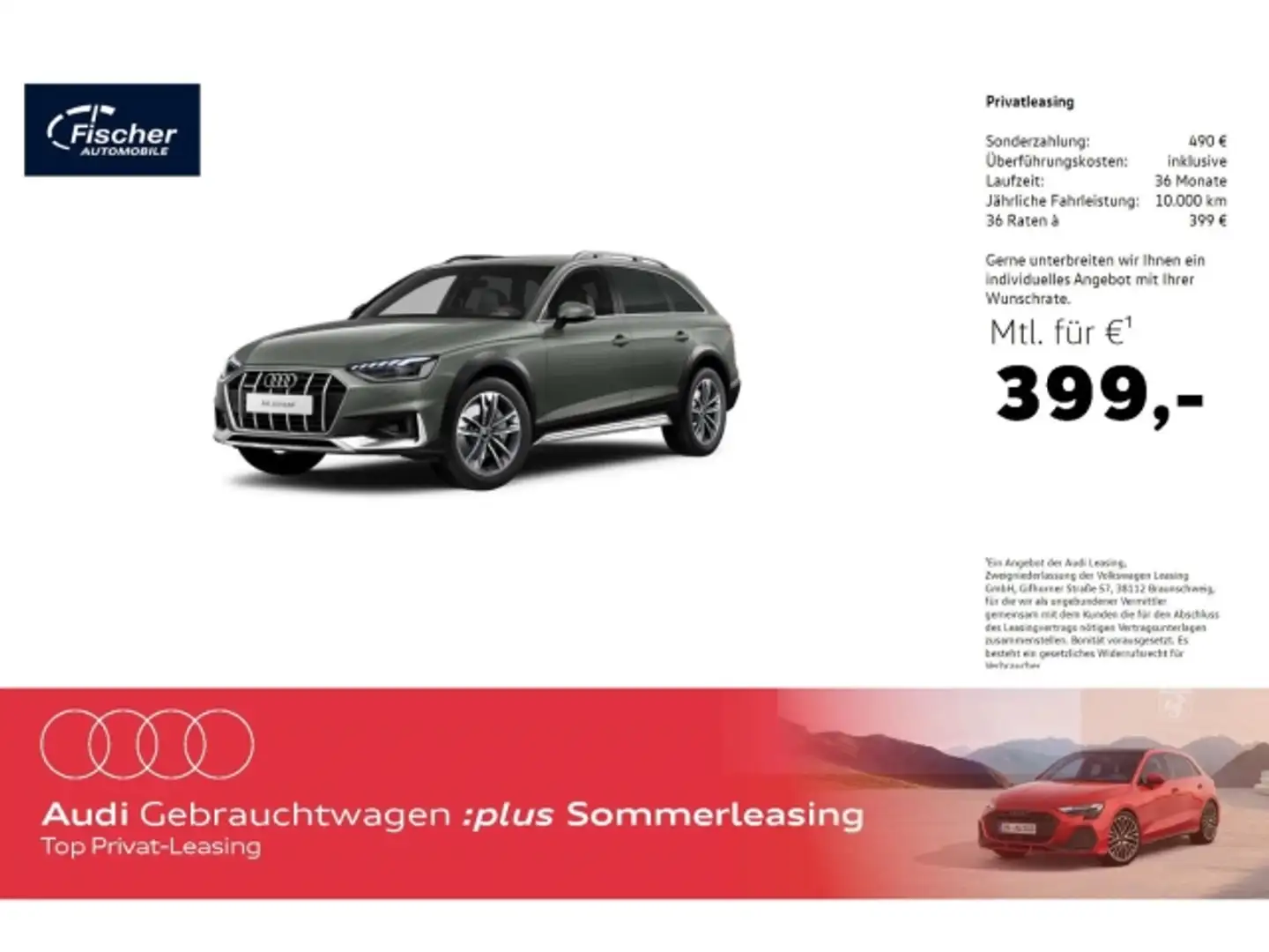 Audi A4 allroad 45 TFSI qu. S-Tronic AHK/P-Dach/HUD Grau - 2
