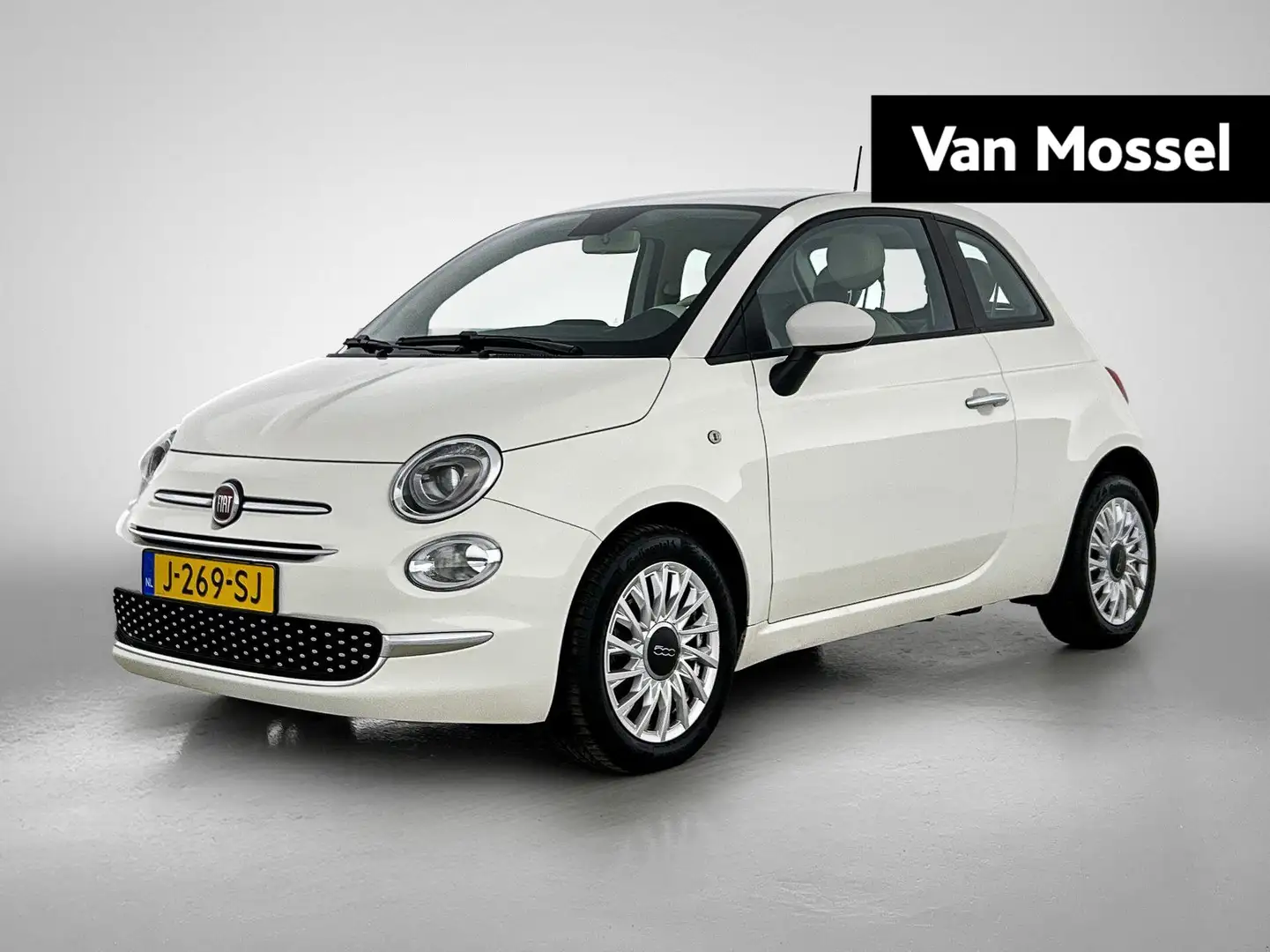 Fiat 500 1.0 Hybrid Lounge | Navigatiesysteem | Climate Con Blanc - 1
