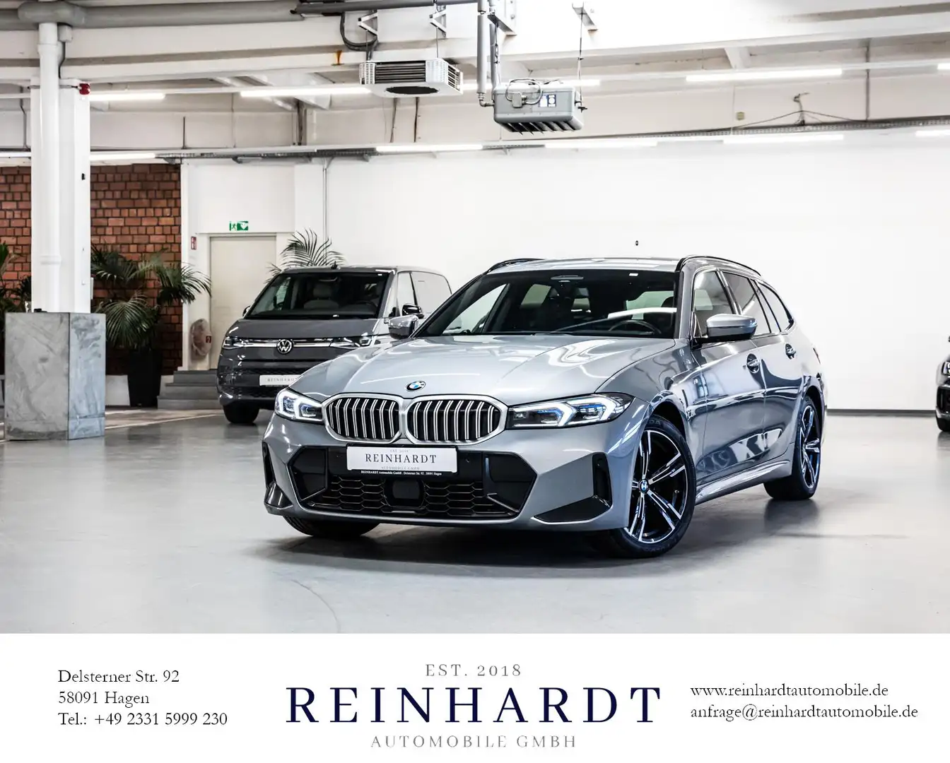 BMW 320 d TOURING xDRIVE M SPORT/SHADOW/LED-AD/ACC/HuD Grau - 1
