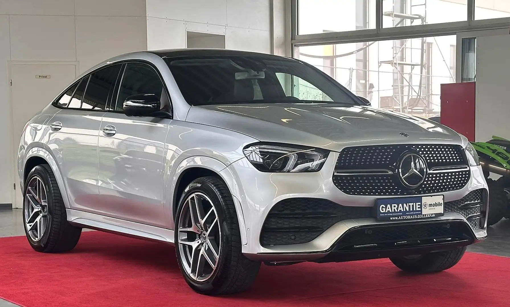 Mercedes-Benz GLE 400 d 4Matic Coupe AMG STANDHZ HUD AHK 360° PANO Silber - 1